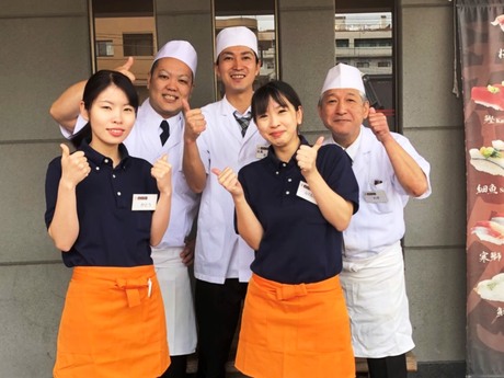 寿司まどか 人吉インター店 ホールスタッフ 昼 土日祝 の募集詳細